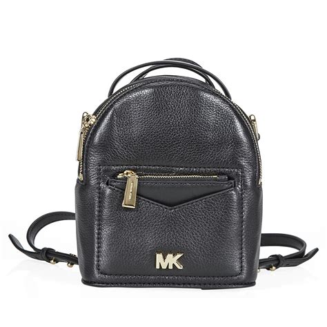 michael kors jessa sm convertible backpack black|Jessa Small Metallic Pebbled Leather Convertible Backpack.